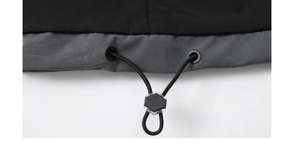 Autumn Winter Men's Bomber Jackets Fashion Men Mock Two-piece Hooded Cardigan Coats Men Windbreaker Loose Baseball Jackets 4XL