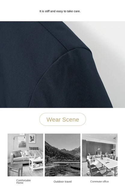 Luxury Brand Long Down Jacket Men's Winter Casual Thick Flip Collar White Duck Down Warm Parka Business Lightweight Trench Coat