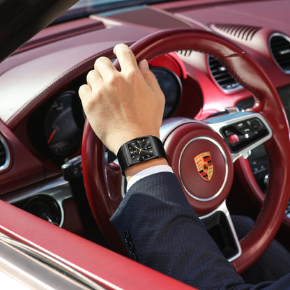 POEDAGAR Fashion High Quality Men Clock Waterproof Luminous Calendar Man Wristwatch Leather Quartz Men's Watches Sports Male+Box