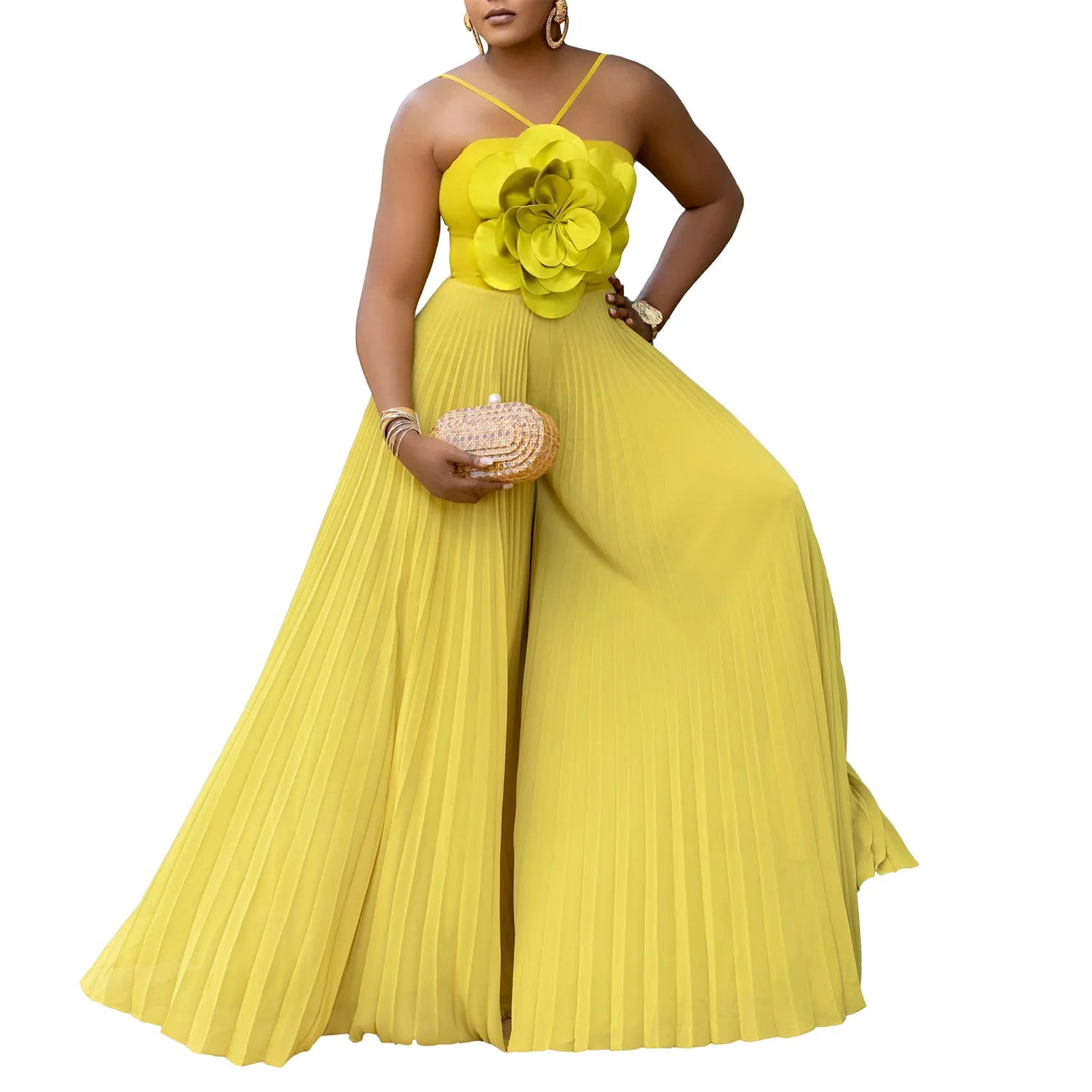 Solid Color Women Jumpsuits For Summer Autumn Sleeveless Loose Fashion Streetwear Overalls Wide Leg Pants Trousers