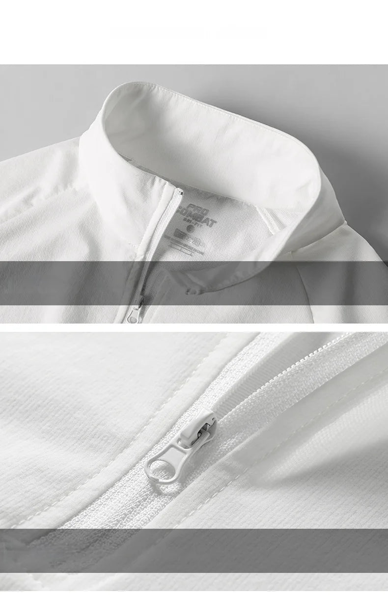 2025 summer Men's Quick Dry Jacket Suit 1-4 piece Outdoor Fitness Running Sets Sports Jogging Pants Workout Clothes Sportswear