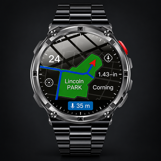Men's GPS waterproof sports smartwatch