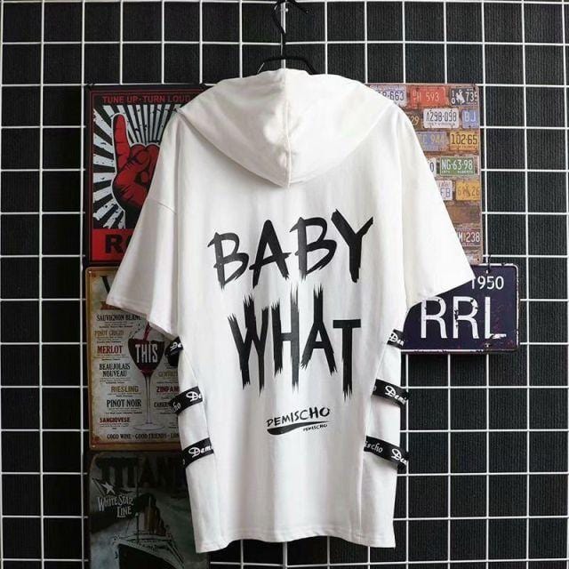 Idopy Korean Fashion Men`s Street Style Lace Punk Gothic Pullover Designer Steampunk Hem Hip Hop Shirts & Tops Shirts Tees