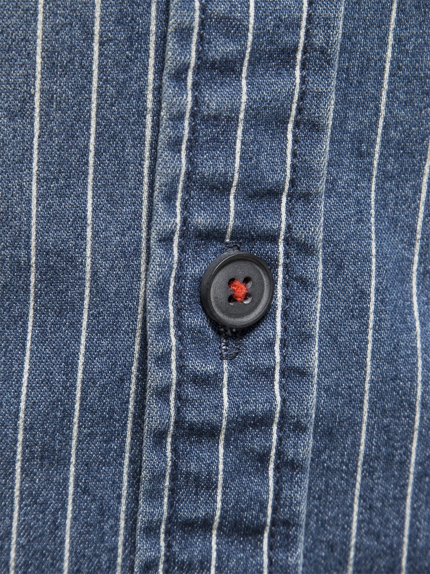 Striped Stretch Men's Denim Shirts Male Jeans Casual Slim