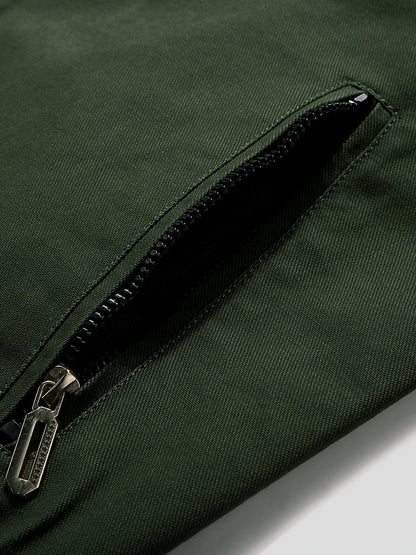 Autumn And Winter New Men's Small Stand Collar Cotton Workwear Plus Size Jacket Coat