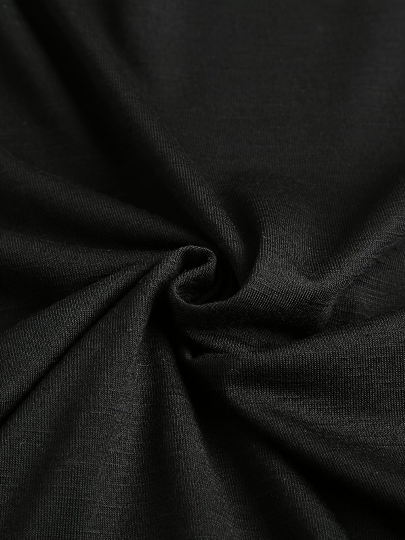 Men's Casual Solid T-shirt With Pleated Raglan Sleeve For Sports Gym Workout