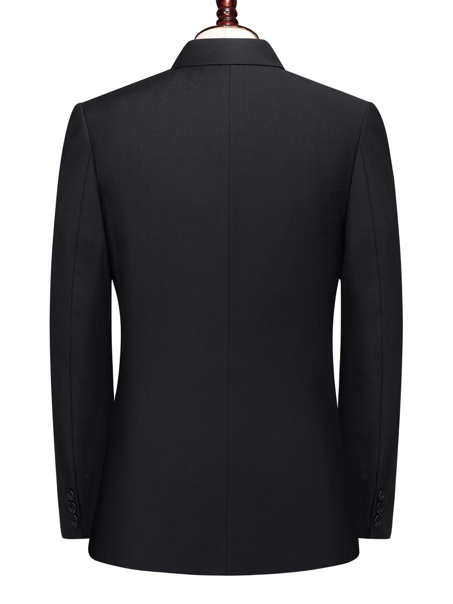 Solid Color Suits, Men's Slim Business Two-button Formal Suit + Suit Pants