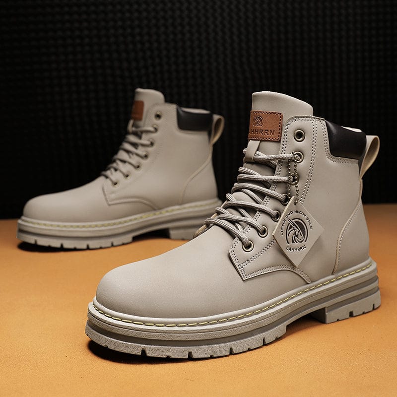 Men's Casual High Top Round Toe Boots For Winter