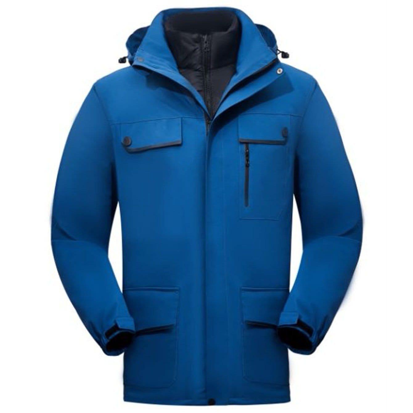 New Men's Hooded Two-piece Jacket Winter Jacket Down Jacket