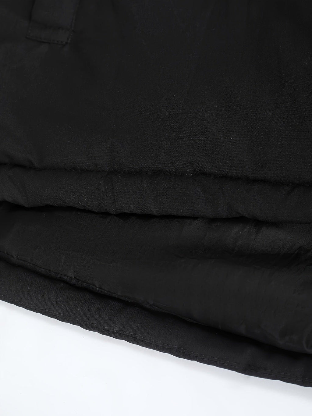Men's Basic Letter Print Zipper Hooded Cotton-padded Jacket Coat For Winter
