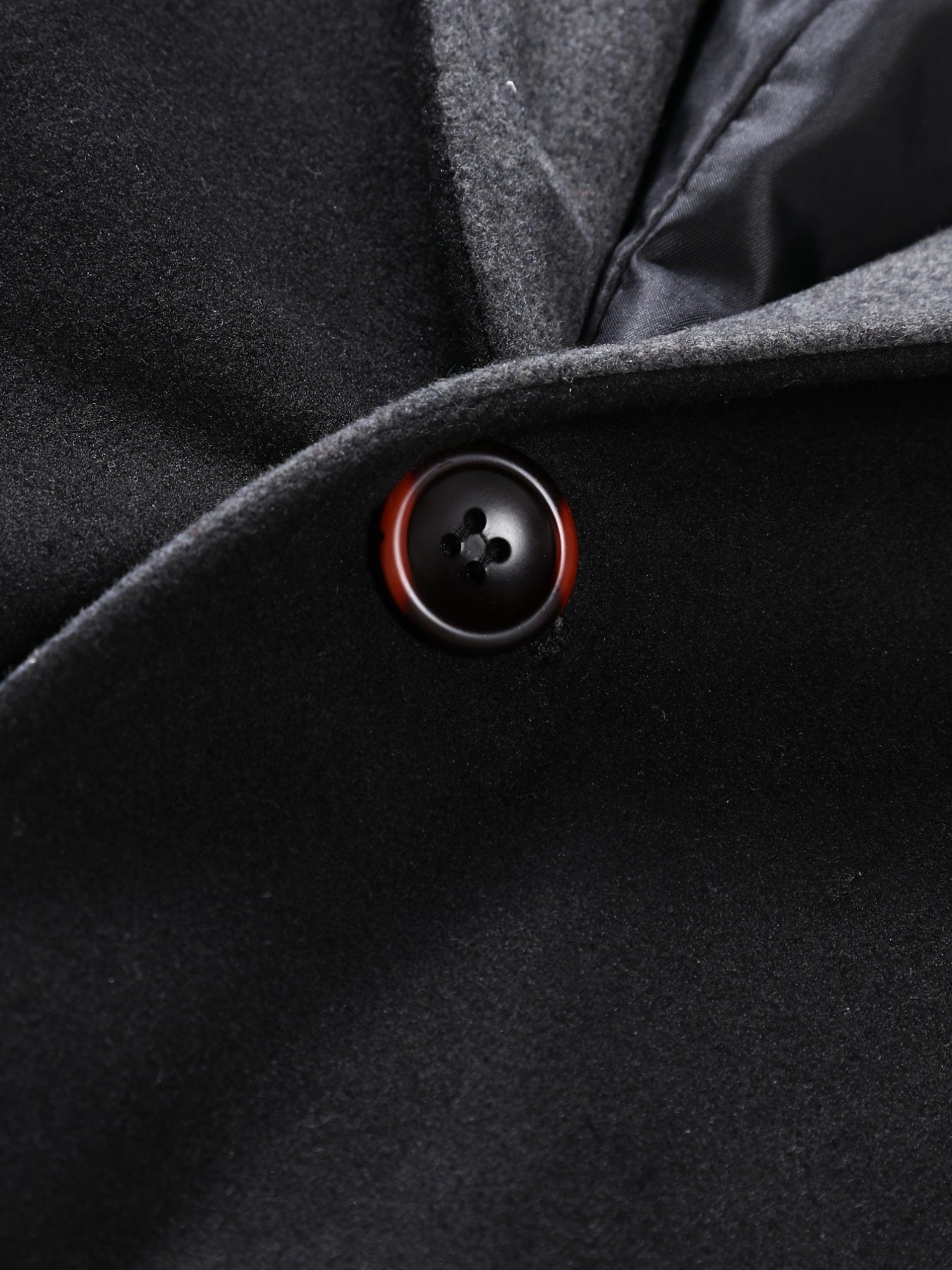 Men's Wool Coat Winter Long Trench Coat Classic Hooded Jacket Top Coat