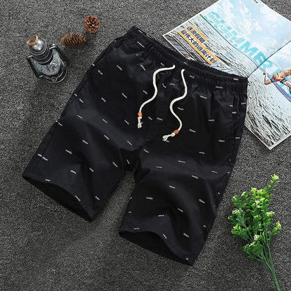 Summer Outdoor New Breathable Casual Beach Shorts Loose  Fashion Exercise Gym Running Shorts Men Cotton Streetwear Jogger