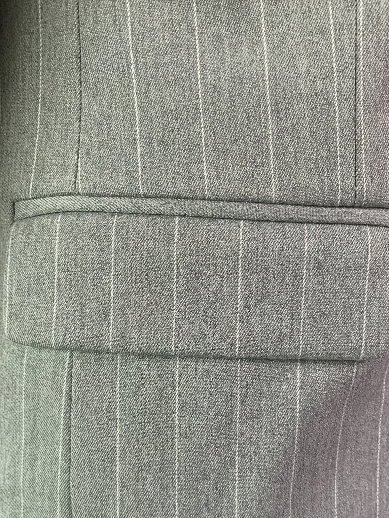 Men's Casual Striped Double Breasted Suit Top