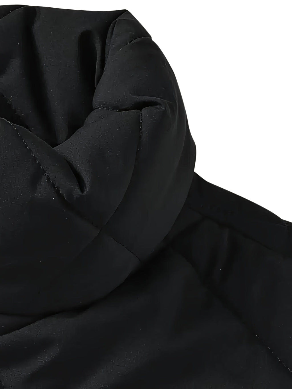 Small Size & Order Size Up Men's Solid Stand Collar Jacket, Streetwear Warm Thick Autumn Winter Cotton-padded Jacket Coat