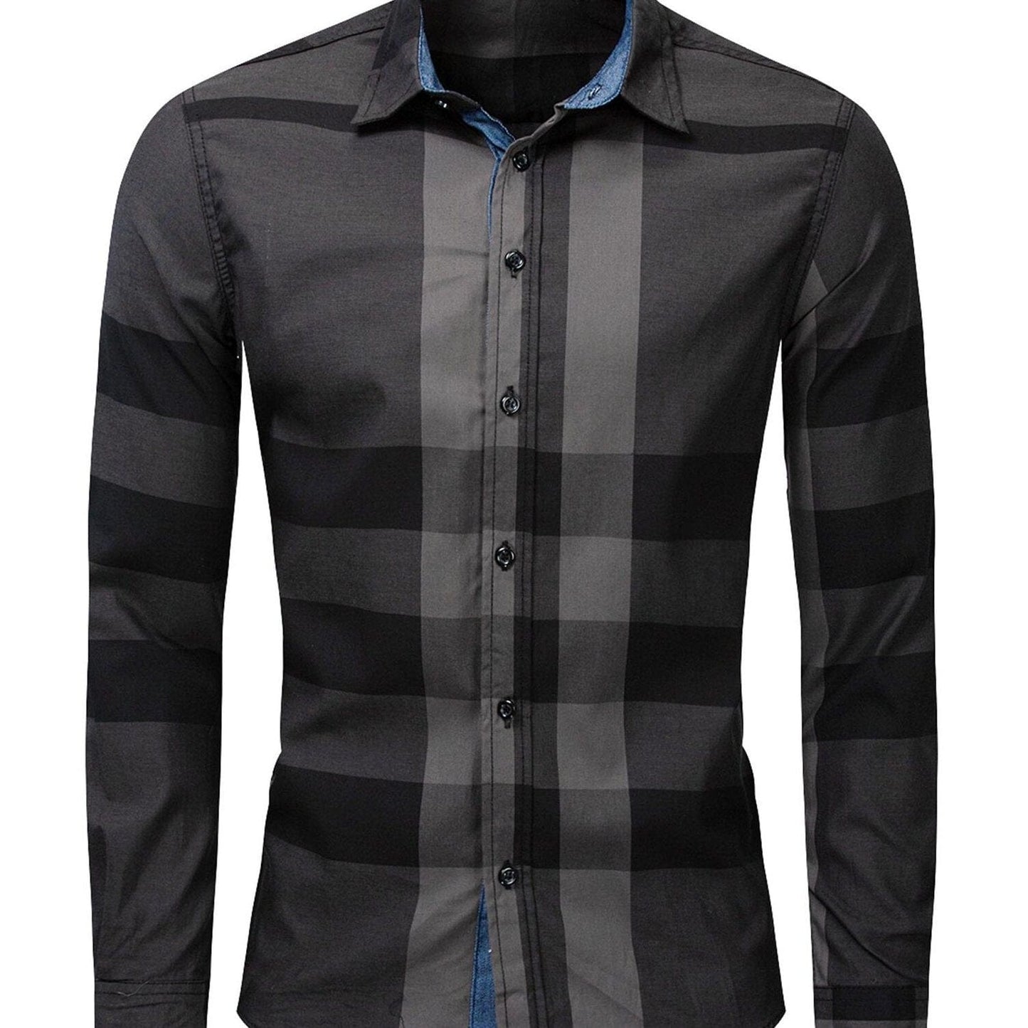 Two Sizes Small, Plaid Random Please Note Purchase Men's Plaid Long Sleeve Shirt With Random Plaid Pattern Christmas Gifts