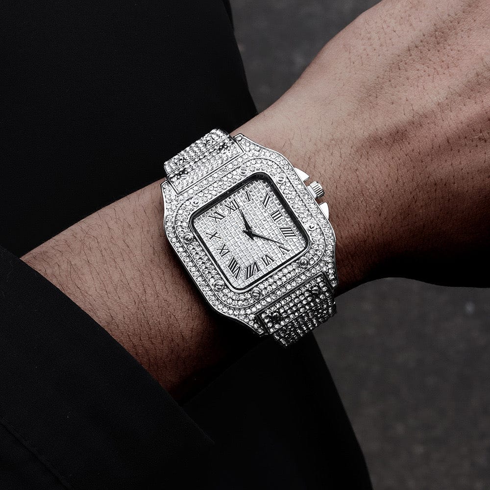 Men Full Zircon Watch, Iced Out Watch