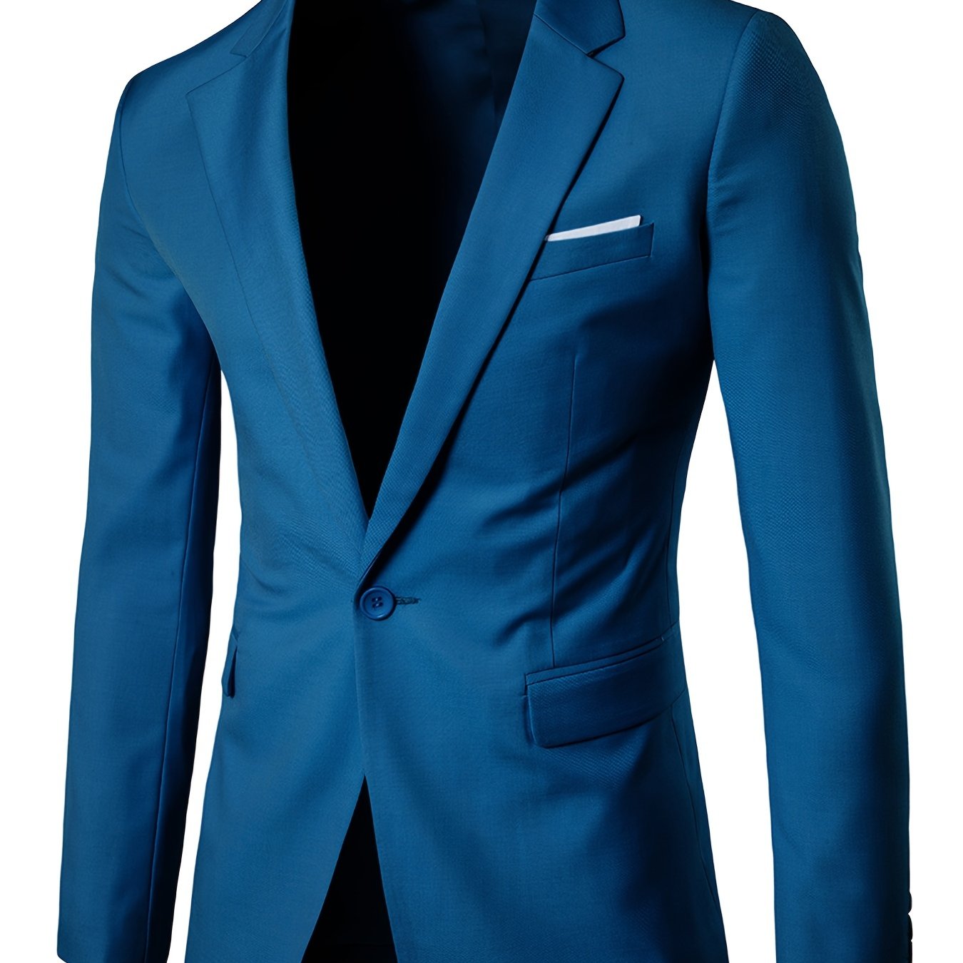 Men's Casual Sport Coat, 1 Button Suit Blazer Slim Fit Daily Lightweight Jackets