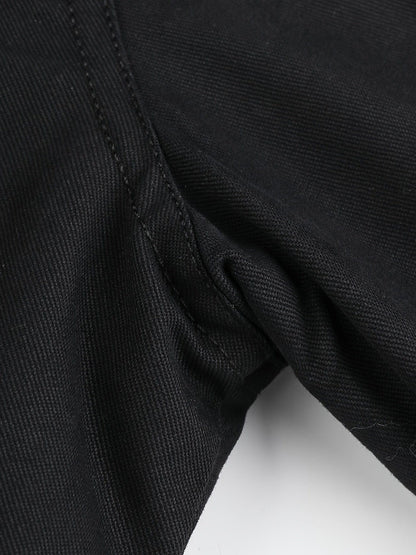 Men's Casual Stand-up Collar Jacket With Multi Pockets