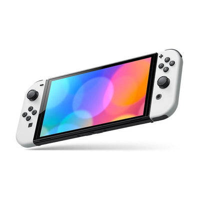 Nintendo Switch OLED Model White/Neon Blue/Neon Red Set, Japanese Version, Home TV Game Console