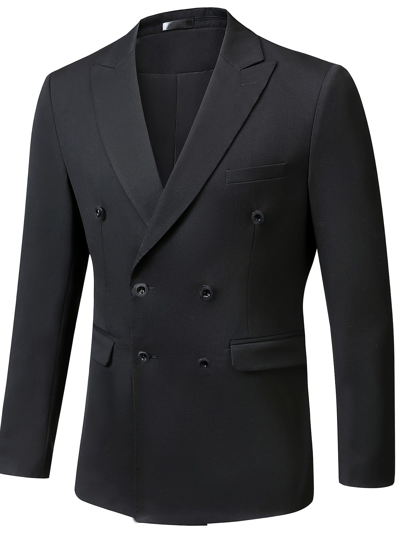 Men's Gentlemen Double Breasted Suit Blazer & Pants Set For Party Performance Business Occasion
