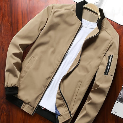 Autumn New Casual Men's Jacket Men's Baseball Jacket Coat