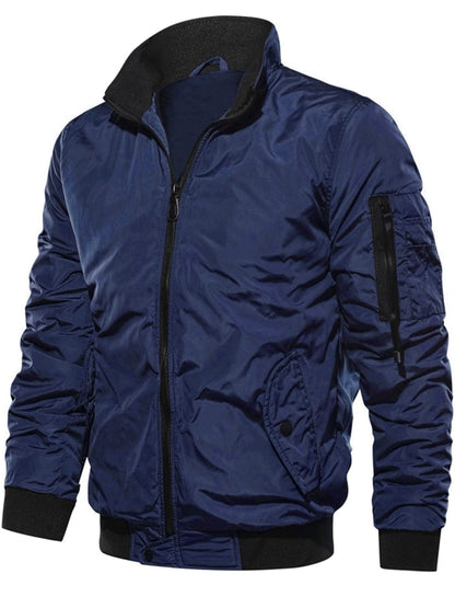 Autumn And Winter New Men's Flight Suits Plus Cotton Jackets