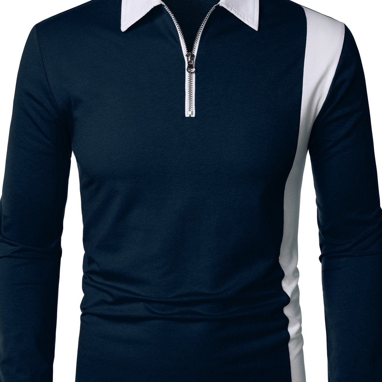 Men's Long Sleeve Colorblock T-Shirt