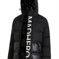 Men's New Cotton Coat Hooded Printed Puffer Winter Coat