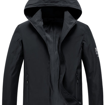 Men's Waterproof Rain Jacket Outdoor Lightweight Rain Shell Coat For Hiking, Golf, Travel