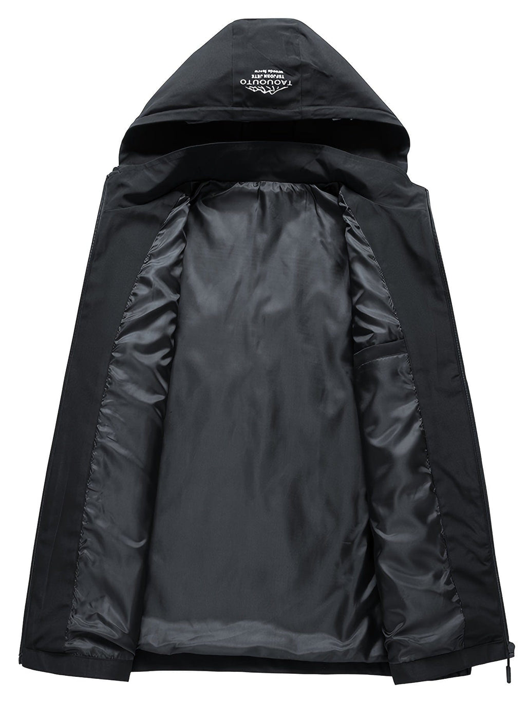 Men's Waterproof Rain Jacket Outdoor Lightweight Rain Shell Coat For Hiking, Golf, Travel
