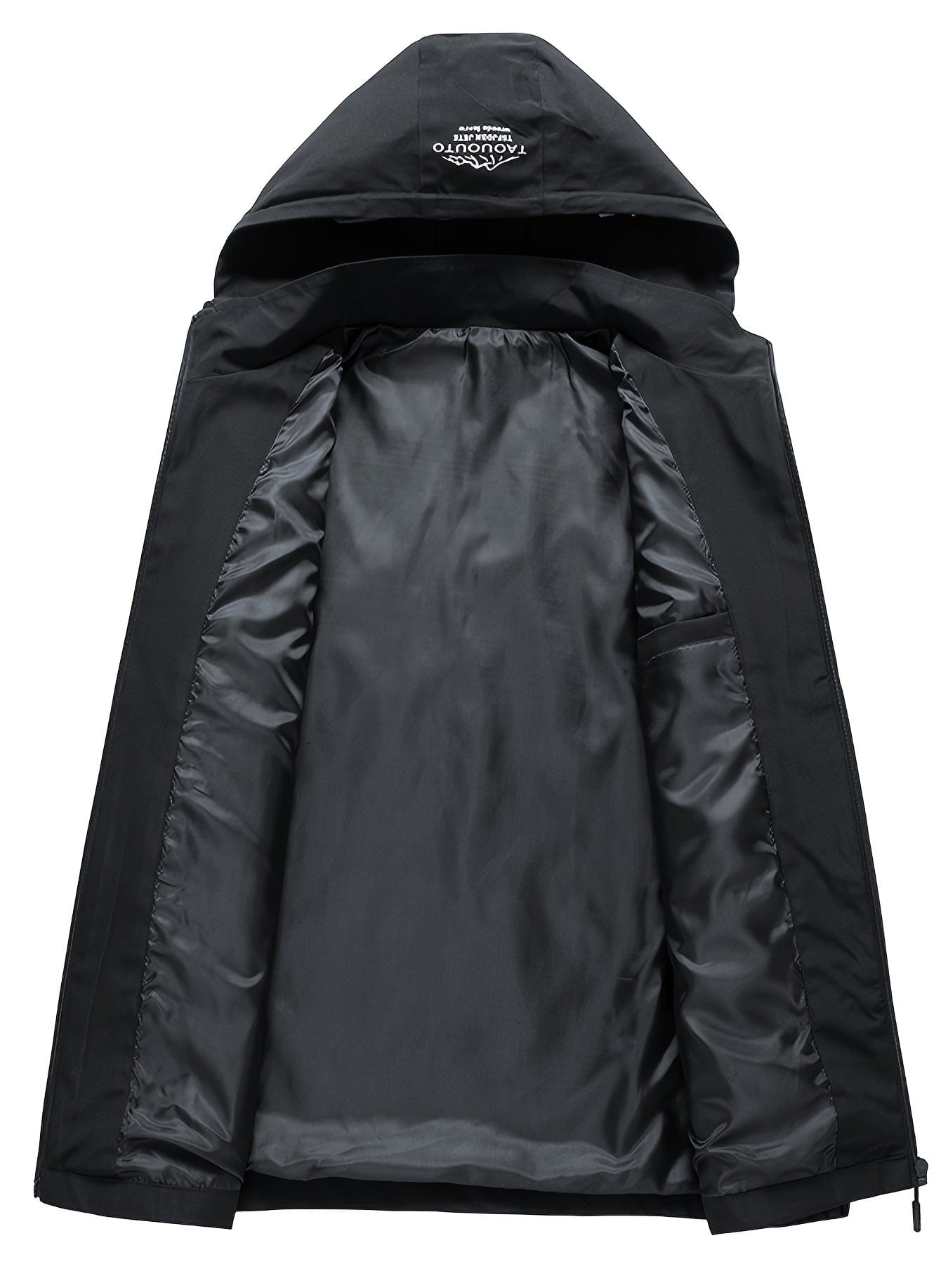 Men's Waterproof Rain Jacket Outdoor Lightweight Rain Shell Coat For Hiking, Golf, Travel