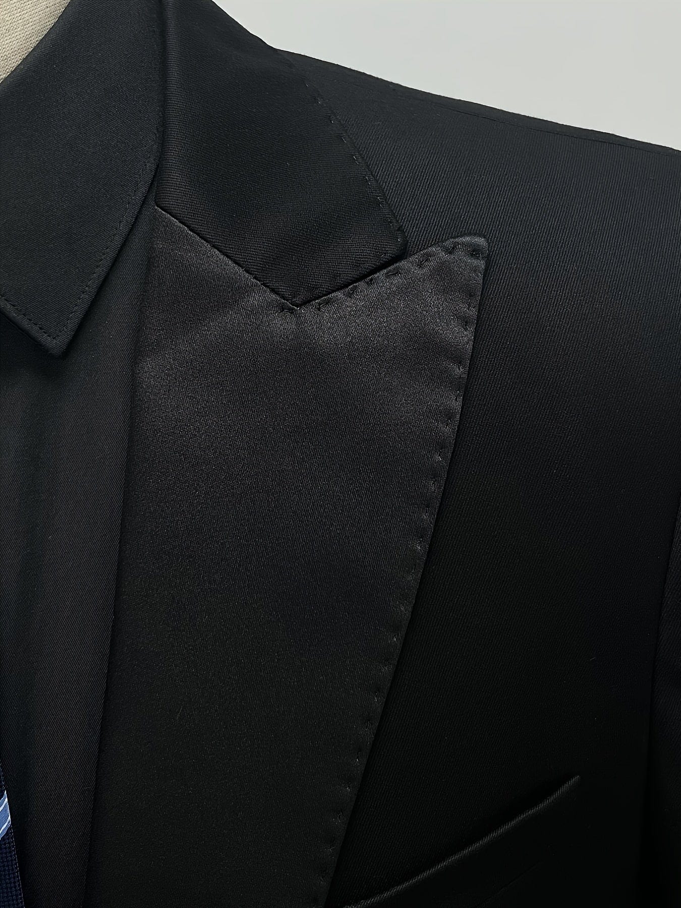 Men's V-neck Casual Double Breasted Suit Top