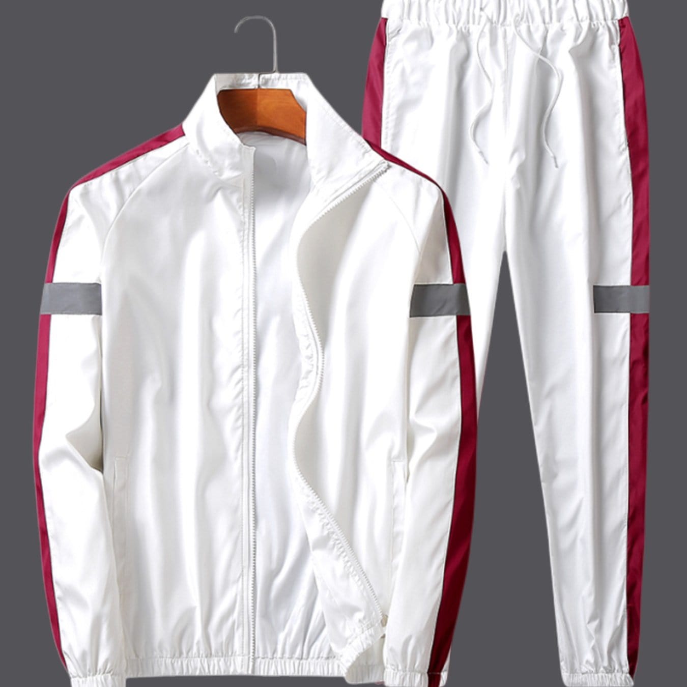One Size Smaller,  Cropped Trousers Men's Cardigan Jackets&Pants Sportswear Sets Sweatshirt Hoodies Christmas Gifts