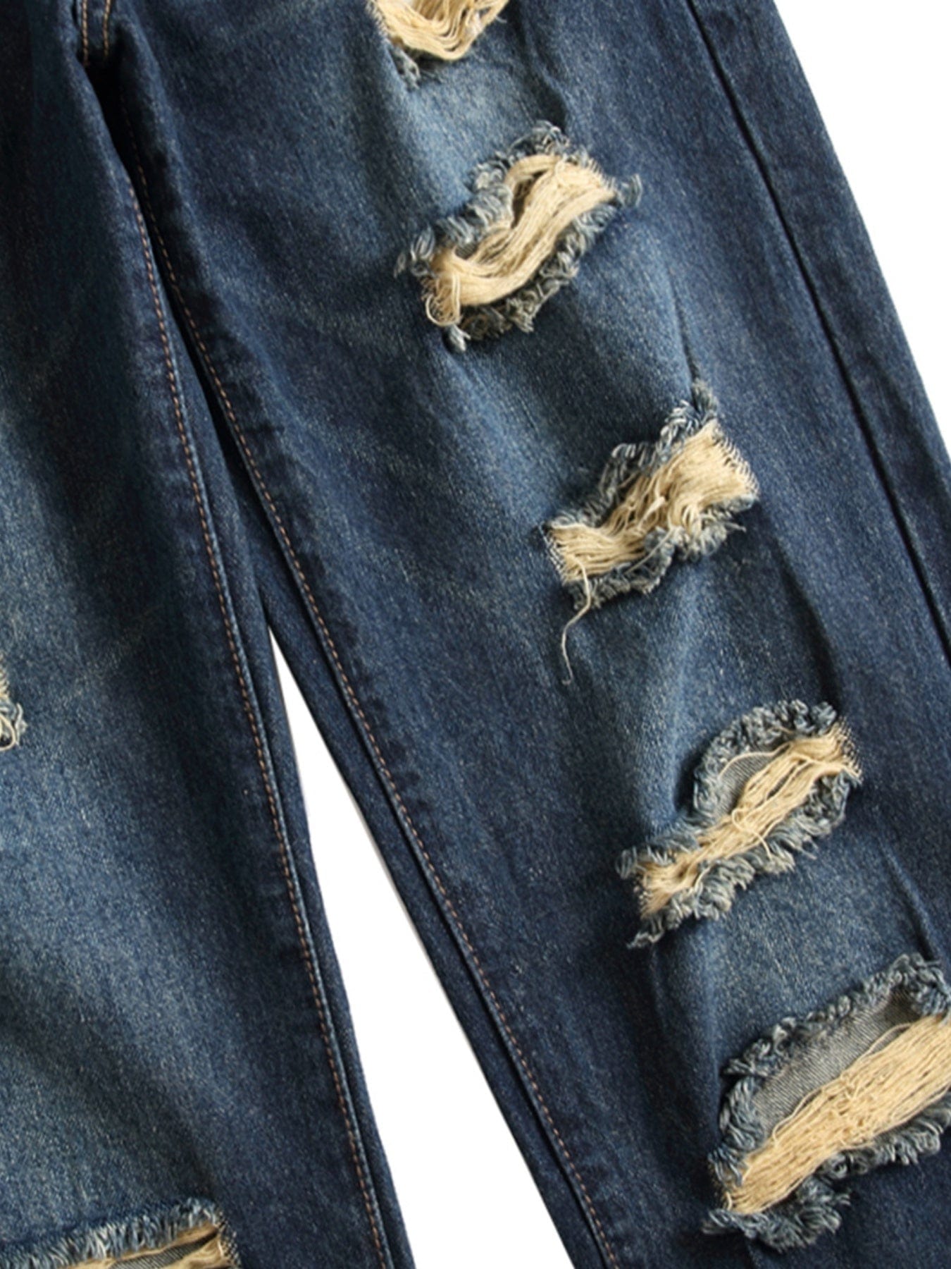 Men's Ripped Slim Fit Wild Jeans