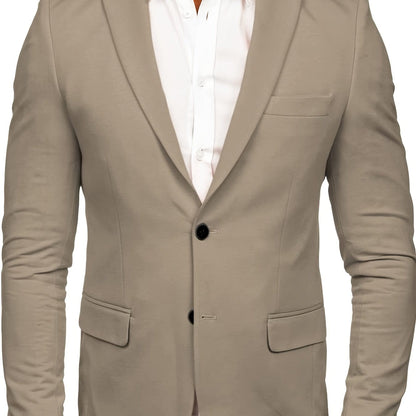 Men's Spring And Autumn Casual Suit Jacket, Single-breasted Business Jacket
