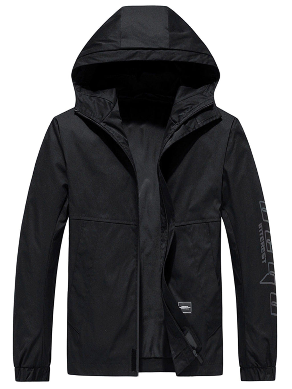 Men's Casual Solid Color Hooded Jacket Christmas Gifts