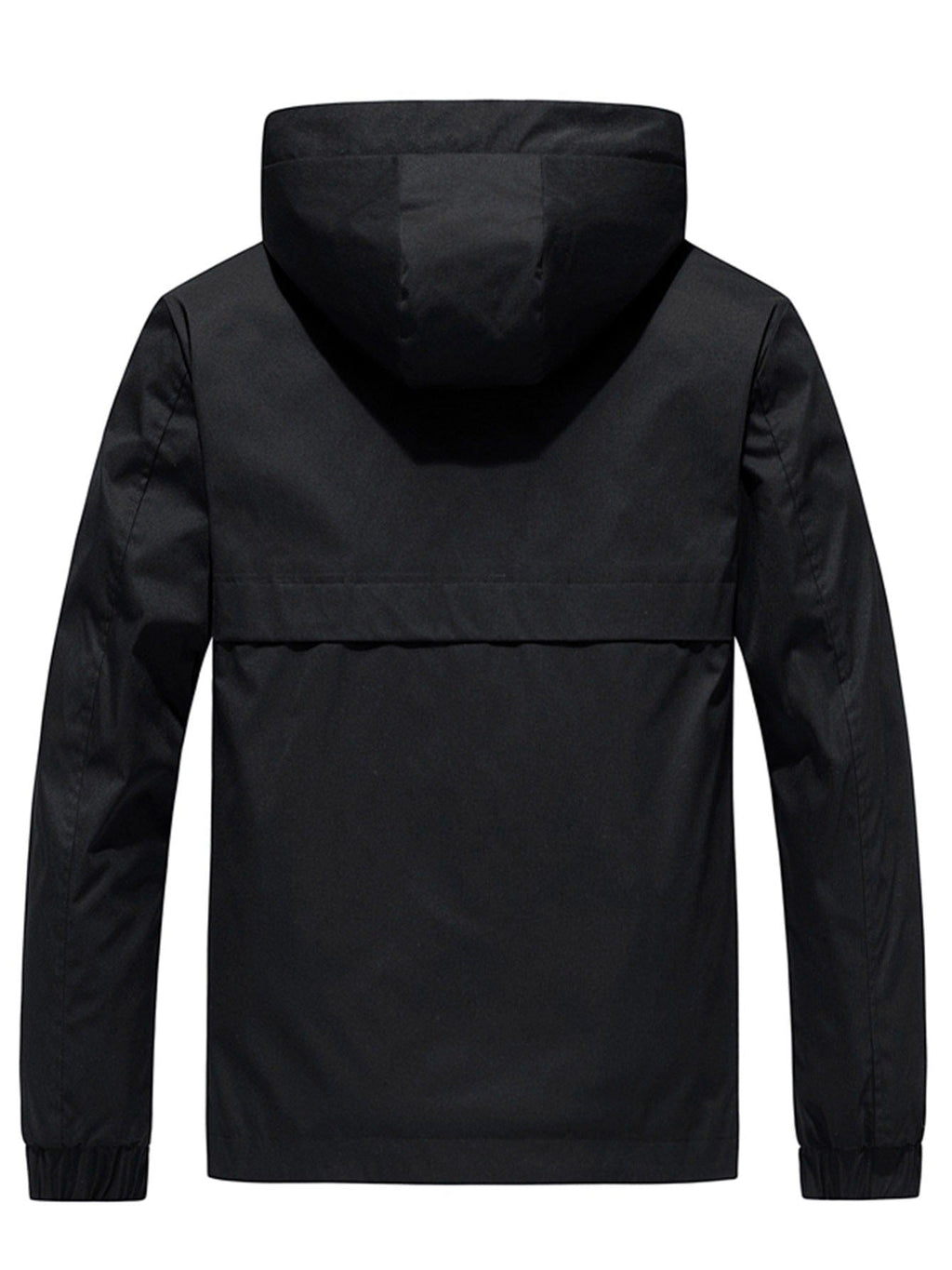 Men's Casual Solid Color Hooded Jacket Christmas Gifts