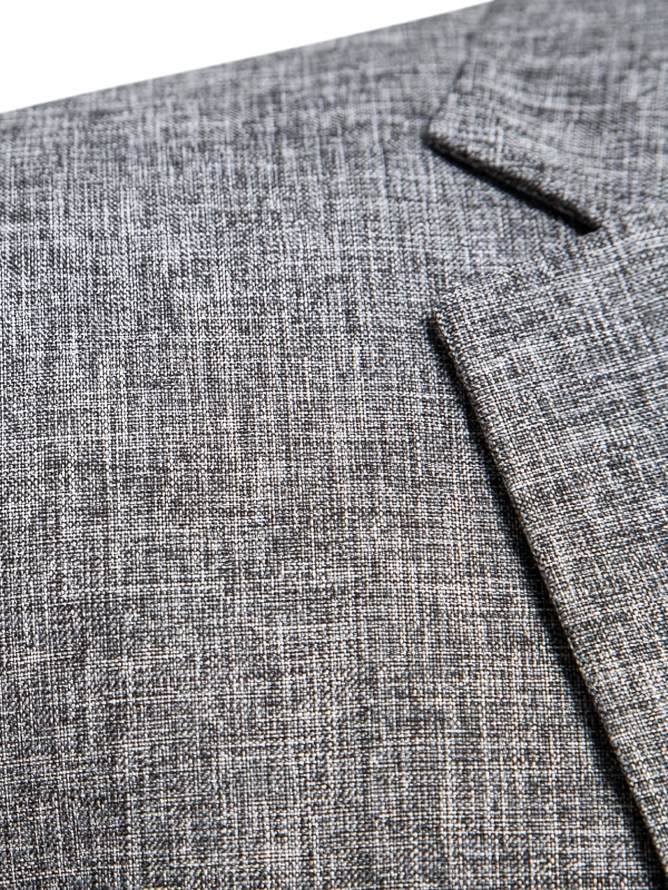 Men's Casual Grey Blazer Suit With One Button