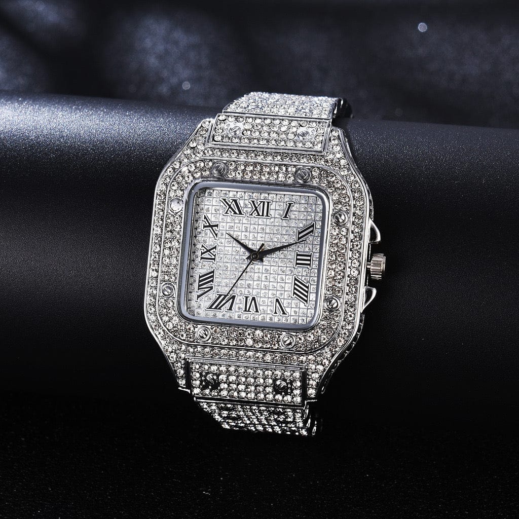 Men Full Zircon Watch, Iced Out Watch