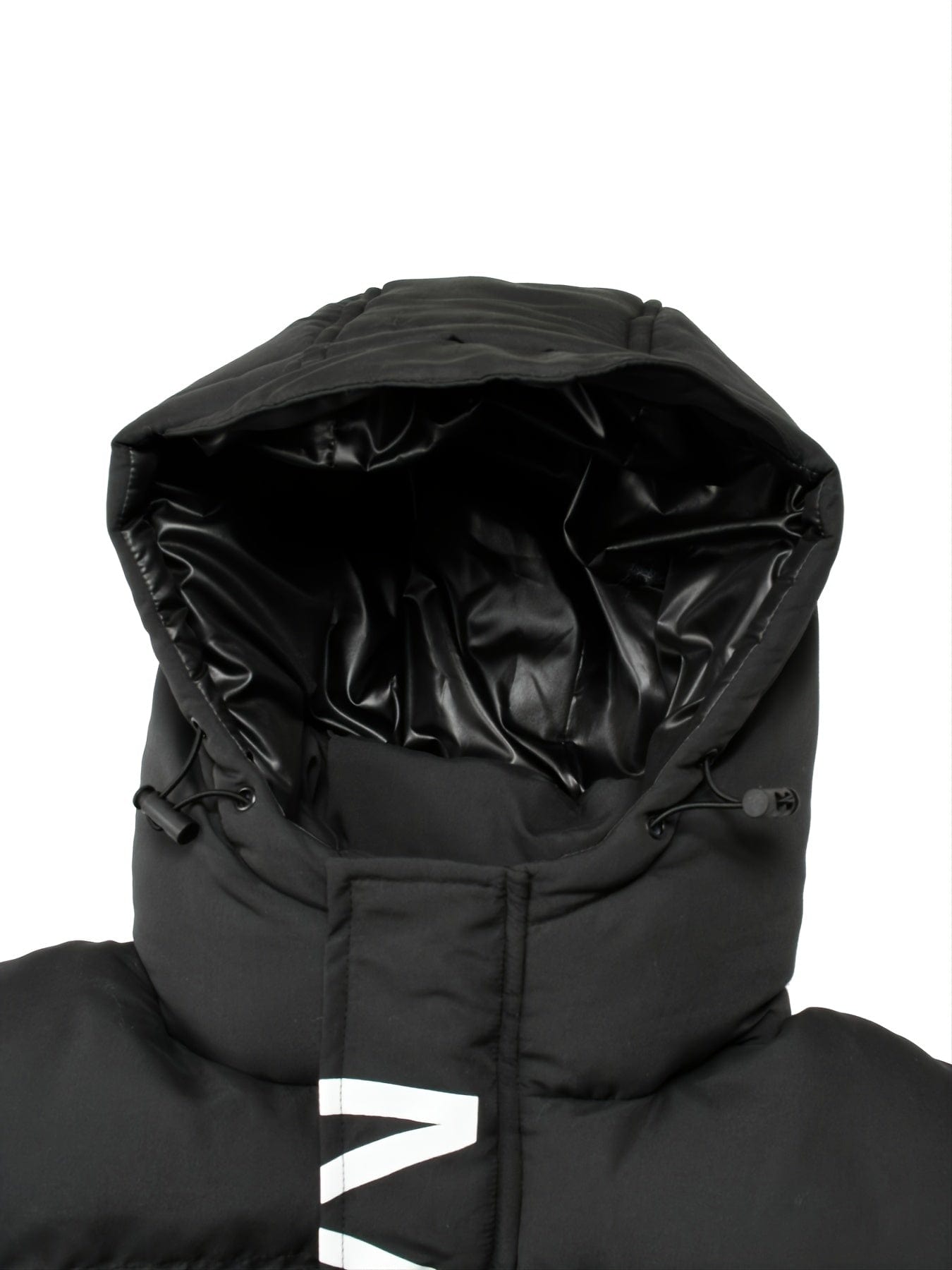 Men's New Cotton Coat Hooded Printed Puffer Winter Coat