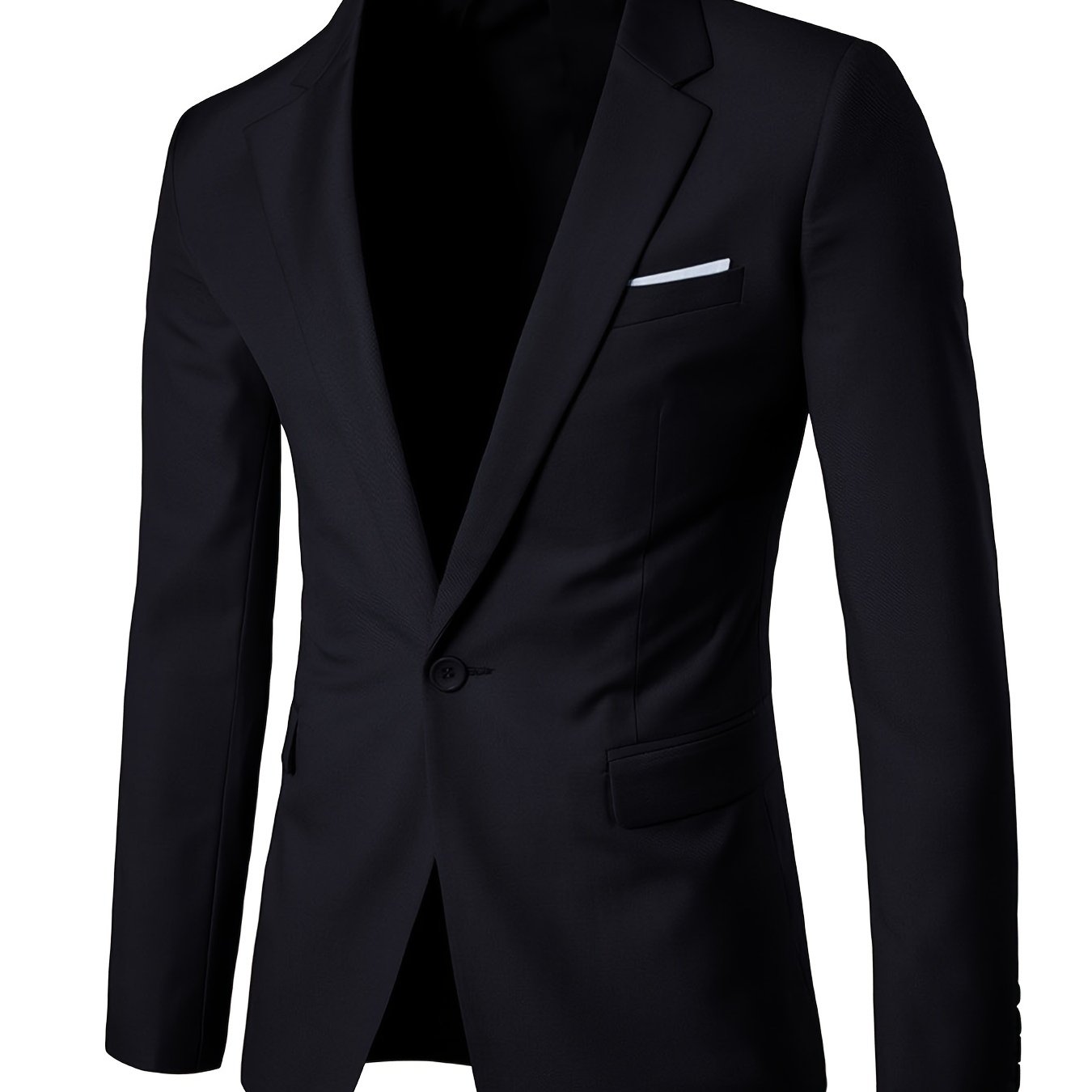 Men's Casual Sport Coat, 1 Button Suit Blazer Slim Fit Daily Lightweight Jackets