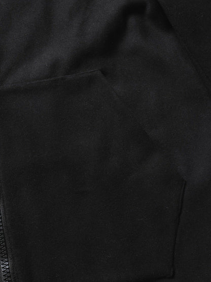 Men's Zip Winter Long Trench Coat Classic Hooded Jacket Top Coat