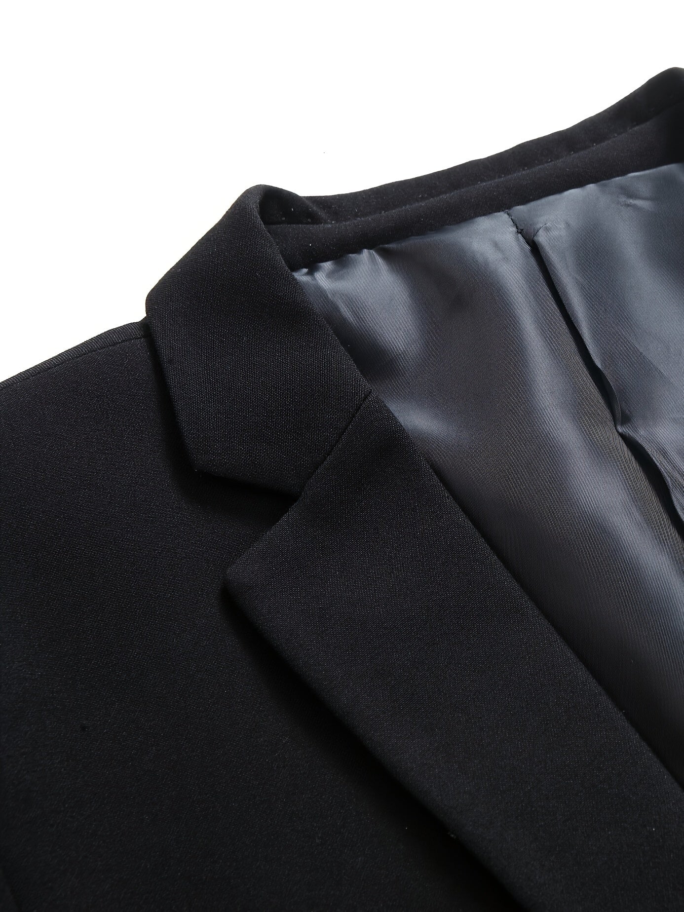 Solid Suits, Men's One Button Slim Fit Business Suit + Dress Pants