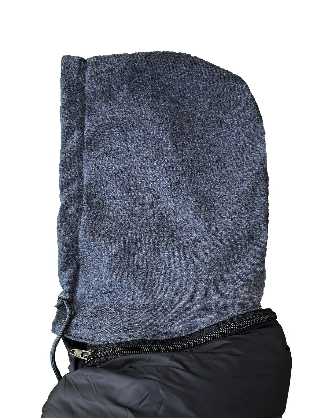 Men's Thermal Hooded Puffer Coat, Winter Casual Loose Solid Color Drawstring Hooded Puffer Coat With Pockets