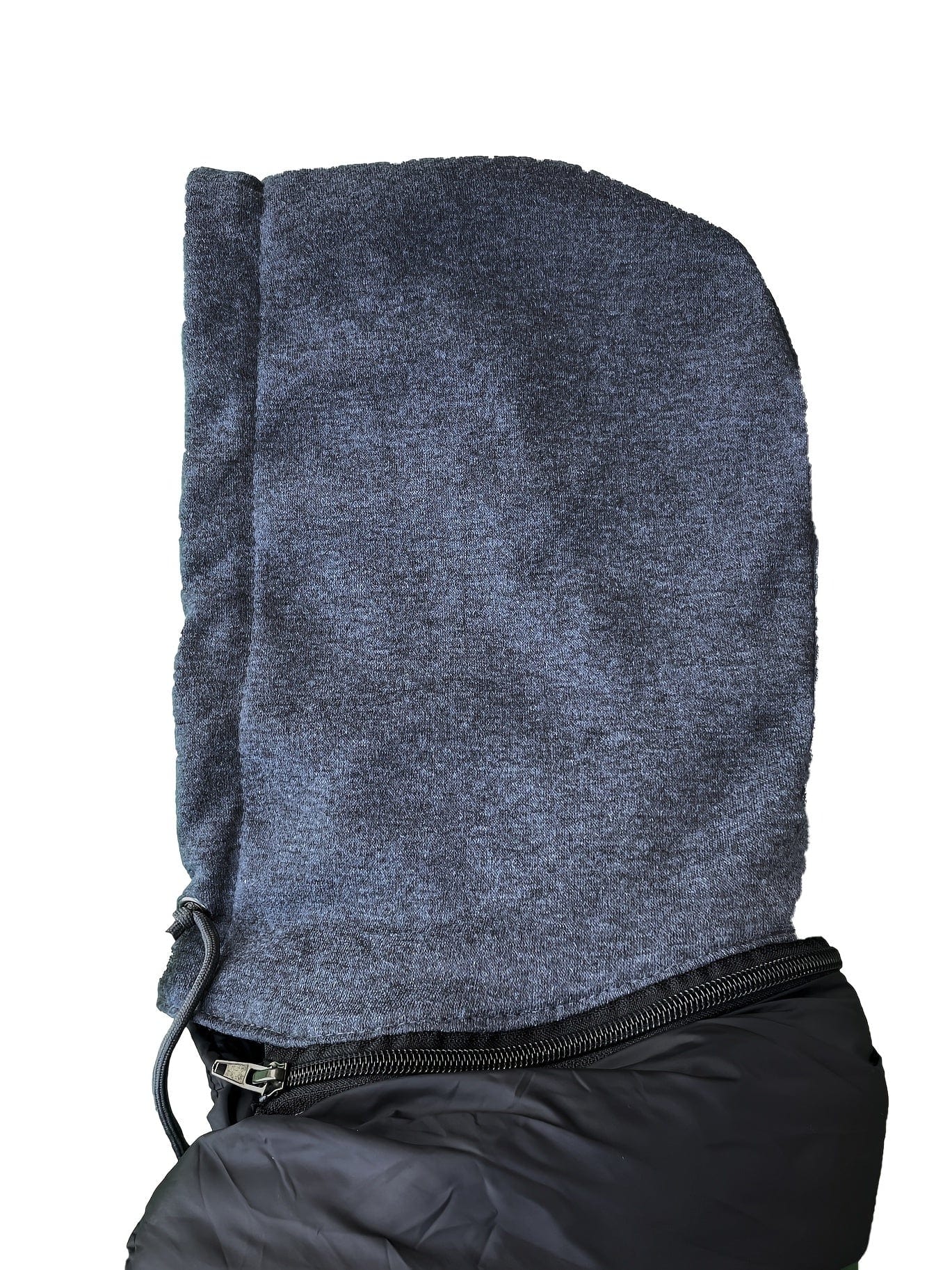 Men's Thermal Hooded Puffer Coat, Winter Casual Loose Solid Color Drawstring Hooded Puffer Coat With Pockets