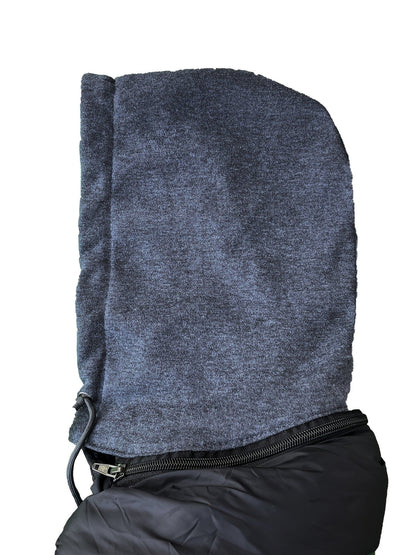 Men's Thermal Hooded Puffer Coat, Winter Casual Loose Solid Color Drawstring Hooded Puffer Coat With Pockets