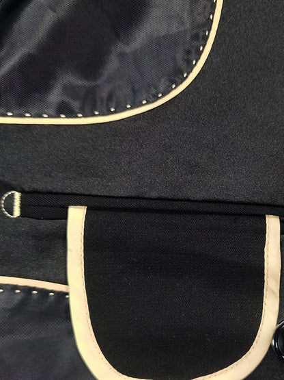 Men's V-neck Casual Double Breasted Suit Top