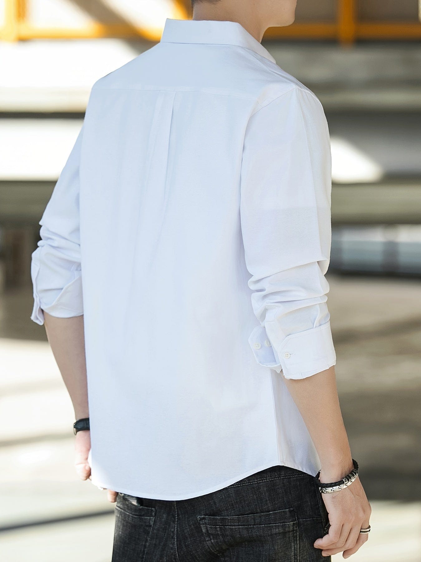 Men's Long Sleeve Button Down Oxford Shirts Christmas Gifts