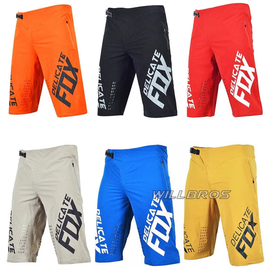 Pantaloni scurți delicat Fox Motocross Defend Racing MX BMX DH Dirt MTB ATV Bicicletă Ciclism Călărie Pantaloni scurți de vară Pantaloni Moto Cross pentru bărbați