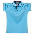 Oversize 6XL Mens Polo Shirt  Summer Men's Regular-fit Breathable Golf Polo Shirt Casual Fat  Men Clothing Designer Polo